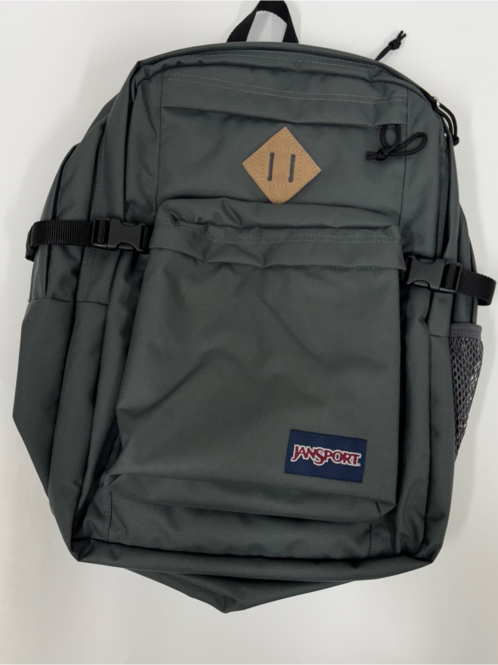 JanSport Main Campus Backpack, Smoky Grit, 32L Laptop School Travel Bag - New